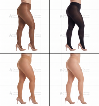 Hanes Plus Silk Reflections Silky Non-Control Top Re-Toe Pantyhose-Choose Your - 5 Pairs
