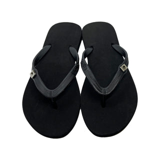 Black Popit flip flop for Woman popit Sandal with shoe clip Charm Changeable - EH Store USA