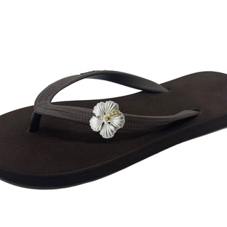Brown Popits flip flop woman Sandals With Jewelry charm (Selectable） - EH Store USA
