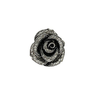 Flat Cuff Bracelet with Changeable Rose Charm - EH Store USA