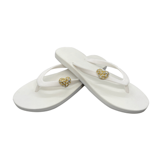 GoldenHeart shoe clip charms for girls popit flip flops White/Brown/Sand/Pink - EH Store USA