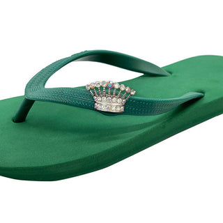 Green Popits Flip Flop for woman popit Sandal with shoe clip Charm - EH Store USA