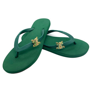 Green Popits Flip Flop for woman popit Sandal with shoe clip Charm - EH Store USA