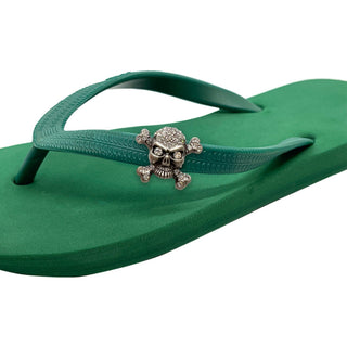 Green Popits Flip Flop for woman popit Sandal with shoe clip Charm Changeable - EH Store USA