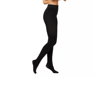 Hanes Style Essentials Opaque Shaper Tights,Control Top, Black, Size:S/M - EH Store USA