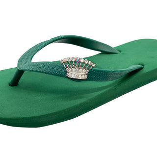Popit Green Flip Flops with Changeable Charms