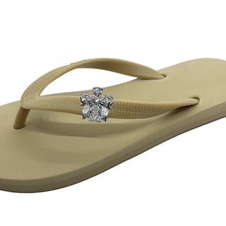 Popit Flip Flops with Changeable Charms: Summer Beach Sandals