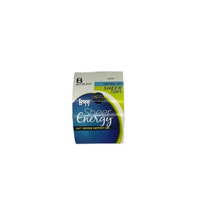 L'eggs Sheer Energy Control Top Sheer Energizing PantyHose ,Jet Black Suntan Q,B - EH Store USA