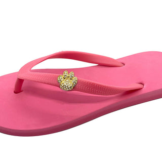 Pink Popits Flip Flop for Woman popit sandal with shoe clip charms, Changeable - EH Store USA