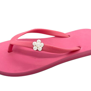 Pink Popits Flip Flop for Woman popit sandal with shoe clip charms, Changeable - EH Store USA
