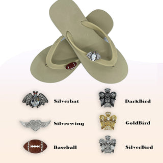 Sand Popit Flip Flop for Woman popit Sandal with shoe clip charm Changeable - EH Store USA