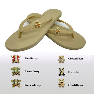 Sand Popits Flip Flop for woman popit Sandal with shoe clip Charm changeable - EH Store USA