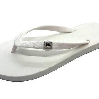 White Popits Flip Flop for woman popit sandal with shoe clip charm Changeable - EH Store USA