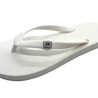 White Popits Flip Flop for woman popit sandals with shoe clip Charm changeable - EH Store USA